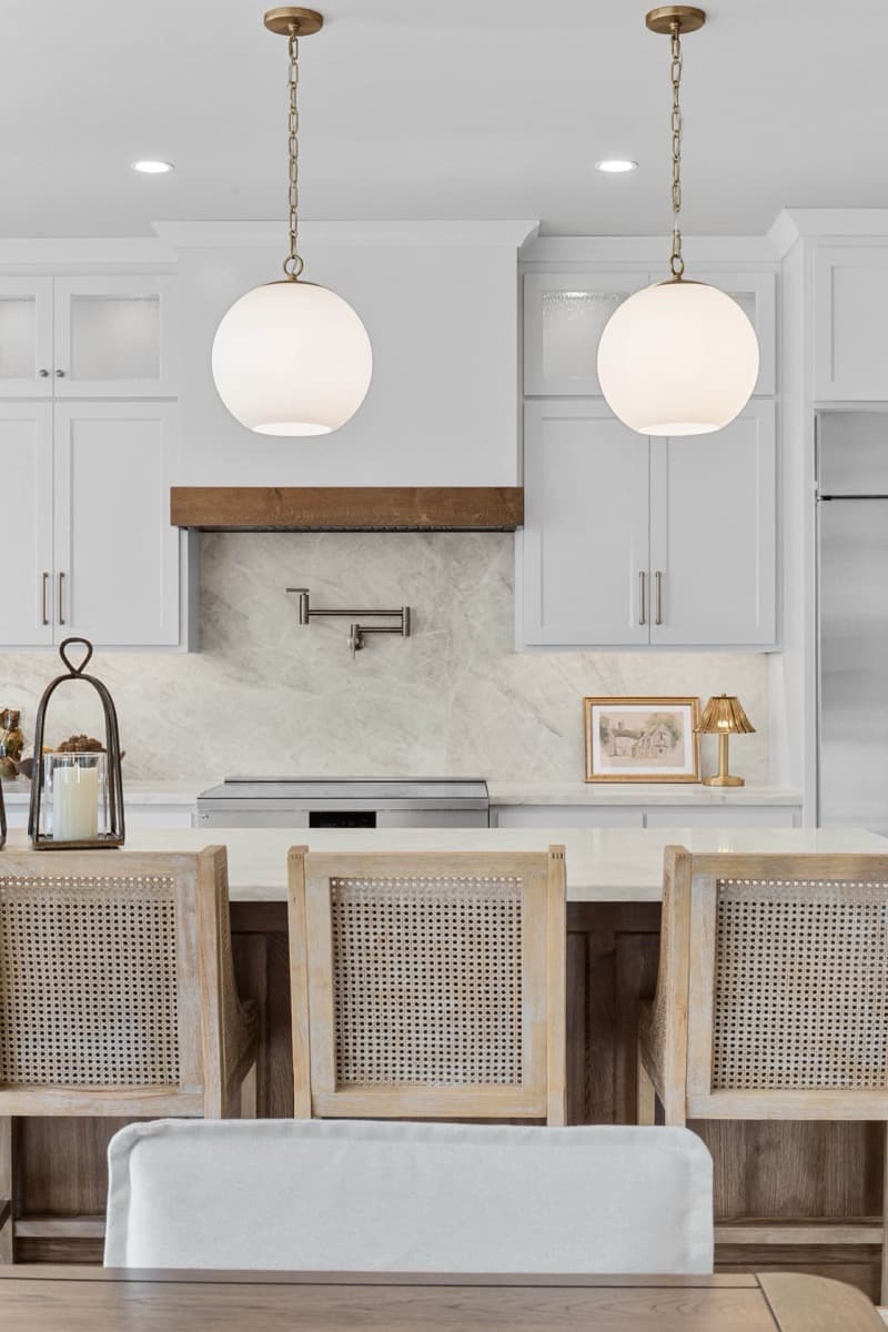 Kitchen detail and backsplash